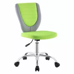 CARO-Möbel Kinderdrehstuhl FUTURE In Grau/grün