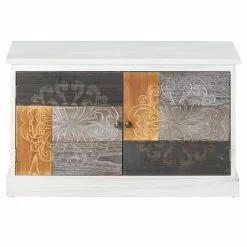 CARO-Möbel Schuhbank CARA Aus Holz Mit 2 Fächern -Sitzmöbel Verkaufsgeschäft 95406 1