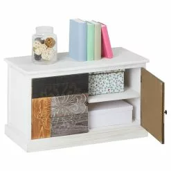 CARO-Möbel Schuhbank CARA Aus Holz Mit 2 Fächern -Sitzmöbel Verkaufsgeschäft 95406 2