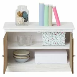 CARO-Möbel Schuhbank CARA Aus Holz Mit 2 Fächern -Sitzmöbel Verkaufsgeschäft 95406 3