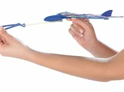 Playtastic Flugdrache Kinder:Pfeilschneller Mini-Flugdrachen Mit Gummiantrieb