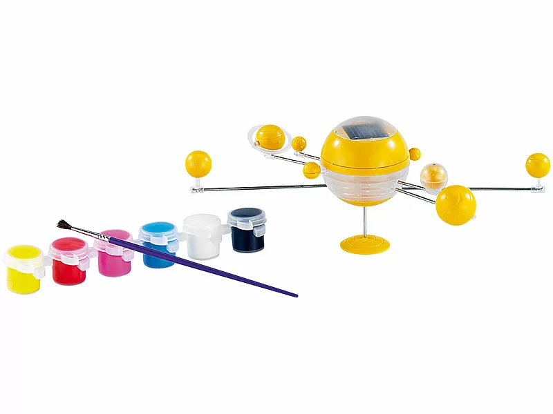 Playtastic Solar Bausatz:Modell-Sonnensystem-Bausatz Mit Motor & Solarantrieb 3 Playtastic Solar Bausatz:Modell-Sonnensystem-Bausatz Mit Motor & Solarantrieb