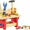 Playtastic Kinder Werkbank:Lustige Holzwerkbank Für Kleine Handwerker, 51-teilig -Sitzmöbel Verkaufsgeschäft nc1667 0