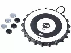 Playtastic Kronkorken Dart:Magnetisches Kronkorken-Dartspiel Mit 6 Kronkorken, Ø 24 Cm -Sitzmöbel Verkaufsgeschäft nc1681 6