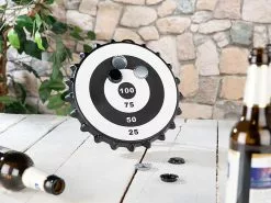 Playtastic Kronkorken Dart:Magnetisches Kronkorken-Dartspiel Mit 6 Kronkorken, Ø 24 Cm -Sitzmöbel Verkaufsgeschäft nc1681 8