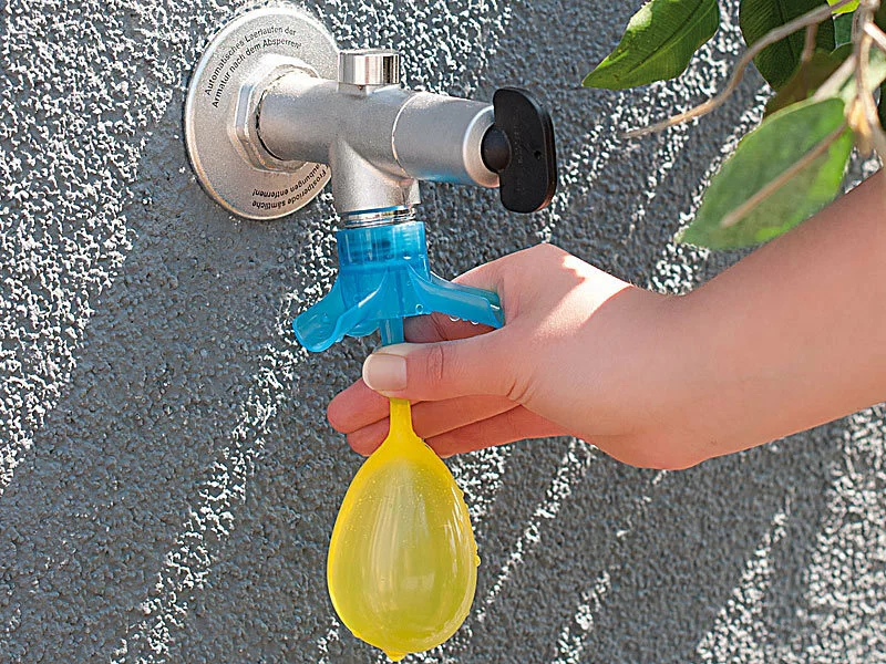 Playtastic Wasserbomben Knoten:Wasserbomben-Set: Praktische Füllhilfe (3/4") & 80 Ballons 5 Playtastic Wasserbomben Knoten:Wasserbomben-Set: Praktische Füllhilfe (3/4") & 80 Ballons – Bild 3