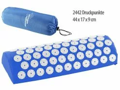 Newgen Medicals Wellness Massage Rolle:2er-Set Entspannungs-Nackenkissen, 2442 Druckpunkte, 44 X 17 X 9 Cm