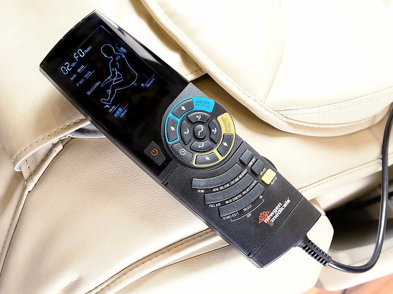 Newgen Medicals Premium Massagesessel:Luxus-Ganzkörper-Massagesessel Mit Bluetooth Und App, Beige 5 Newgen Medicals Premium Massagesessel:Luxus-Ganzkörper-Massagesessel Mit Bluetooth Und App, Beige – Bild 3