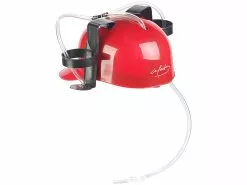 Infactory Trinkhelm:Bierhelm Mit 2 Dosenhaltern Und Trinkschlauch -Sitzmöbel Verkaufsgeschäft nc3119 3