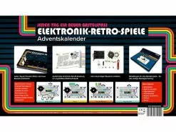FRANZIS Adventskalender Bausatz:Adventskalender Elektronik Retro-Spiele -Sitzmöbel Verkaufsgeschäft nc4371 0