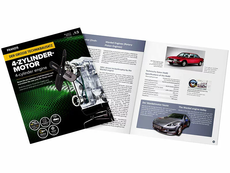 FRANZIS Technik-Baukasten Kinder:Der Große Technik-Bausatz 4-Zylinder-Motor, Maßstab 1:3 5 FRANZIS Technik-Baukasten Kinder:Der Große Technik-Bausatz 4-Zylinder-Motor, Maßstab 1:3 – Bild 3