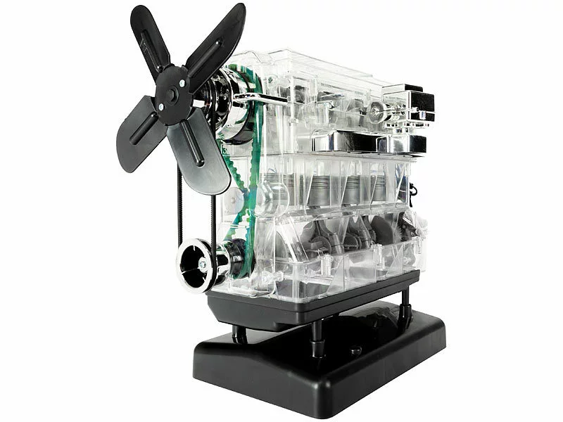 FRANZIS Technik-Baukasten Kinder:Der Große Technik-Bausatz 4-Zylinder-Motor, Maßstab 1:3 4 FRANZIS Technik-Baukasten Kinder:Der Große Technik-Bausatz 4-Zylinder-Motor, Maßstab 1:3 – Bild 2