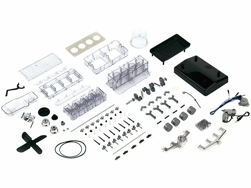 FRANZIS Technik-Baukasten Kinder:Der Große Technik-Bausatz 4-Zylinder-Motor, Maßstab 1:3 9 FRANZIS Technik-Baukasten Kinder:Der Große Technik-Bausatz 4-Zylinder-Motor, Maßstab 1:3 – Bild 7