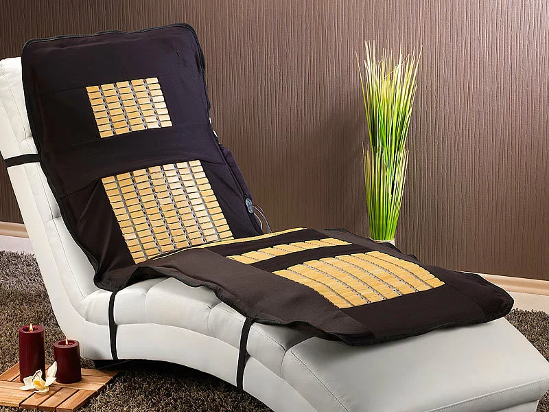 Newgen Medicals Massageliege:Doppelseitige Ganzkörper-Vibrations-Massageauflage, 6 Programme 9 Newgen Medicals Massageliege:Doppelseitige Ganzkörper-Vibrations-Massageauflage, 6 Programme – Bild 7