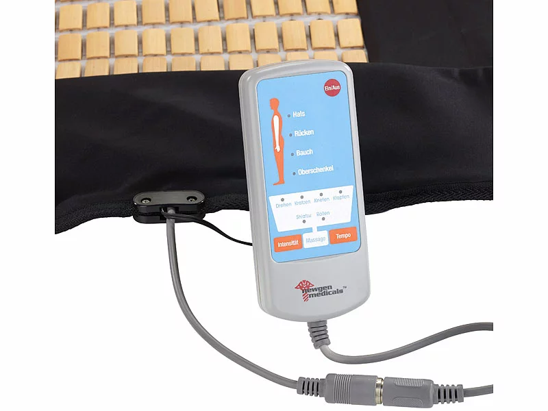 Newgen Medicals Massageliege:Doppelseitige Ganzkörper-Vibrations-Massageauflage, 6 Programme 7 Newgen Medicals Massageliege:Doppelseitige Ganzkörper-Vibrations-Massageauflage, 6 Programme – Bild 5