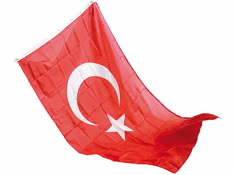 PEARL Fahnen:Länderflagge Türkei 150 X 90 Cm Aus Reißfestem Nylon 3 PEARL Fahnen:Länderflagge Türkei 150 X 90 Cm Aus Reißfestem Nylon