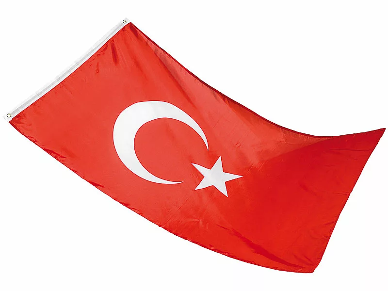 PEARL Fahnen:Länderflagge Türkei 150 X 90 Cm Aus Reißfestem Nylon 4 PEARL Fahnen:Länderflagge Türkei 150 X 90 Cm Aus Reißfestem Nylon – Bild 2