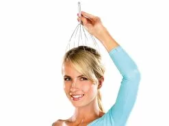 PEARL Kopfkrauler:4er-Set Kopf-Massage-Spinne Kopfmassagegerät Mit Metall-Griff -Sitzmöbel Verkaufsgeschäft nc5095 1 2