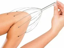 PEARL Kopfmassage:Kopf-Massage-Spinne Kopfmassagegerät Mit Metall-Griff -Sitzmöbel Verkaufsgeschäft nc5095 3