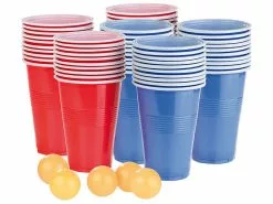 Infactory Trink-Spiel:Trinkspiel-Set Bier Pong Mit 120 Bechern (je 450 Ml) Und 10 Bällen -Sitzmöbel Verkaufsgeschäft nc5871 2 1