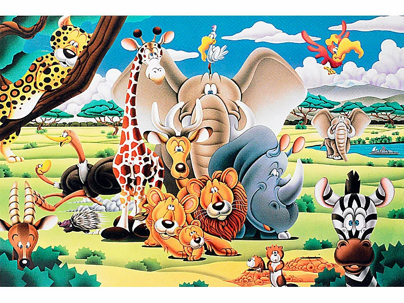 Infactory Leuchtpuzzle:500-teiliges Glow-in-the-dark-Puzzle "Tierwelt" 3 Infactory Leuchtpuzzle:500-teiliges Glow-in-the-dark-Puzzle "Tierwelt"