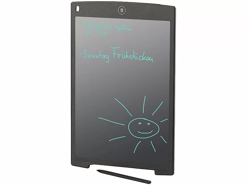 General Office Schreibtablett Uni:LCD-Schreibtafel Mit 30 Cm / 12 Zoll Und Stift, 100.000 Löschvorgänge 3 General Office Schreibtablett Uni:LCD-Schreibtafel Mit 30 Cm / 12 Zoll Und Stift, 100.000 Löschvorgänge