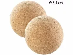 Newgen Medicals Massagebälle Rücken:2er Pack Massage-Ball Und Faszien-Trainer Zur Selbstmassage, Ø 6,5 Cm