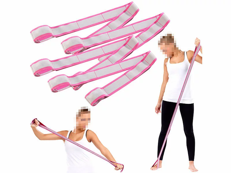 Speeron Theraband:4er-Set Fitnessbänder - Gummibänder Mit Handschlaufen, 85 Cm 3 Speeron Theraband:4er-Set Fitnessbänder - Gummibänder Mit Handschlaufen, 85 Cm