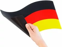PEARL Länderflagge:Auto-Magnet-Fahne "Deutschland" -Sitzmöbel Verkaufsgeschäft nc8514 1