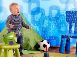 Infactory Seifenblasenmaschine:Seifenblasen-Maschine Im Lustigen Fliegerlook