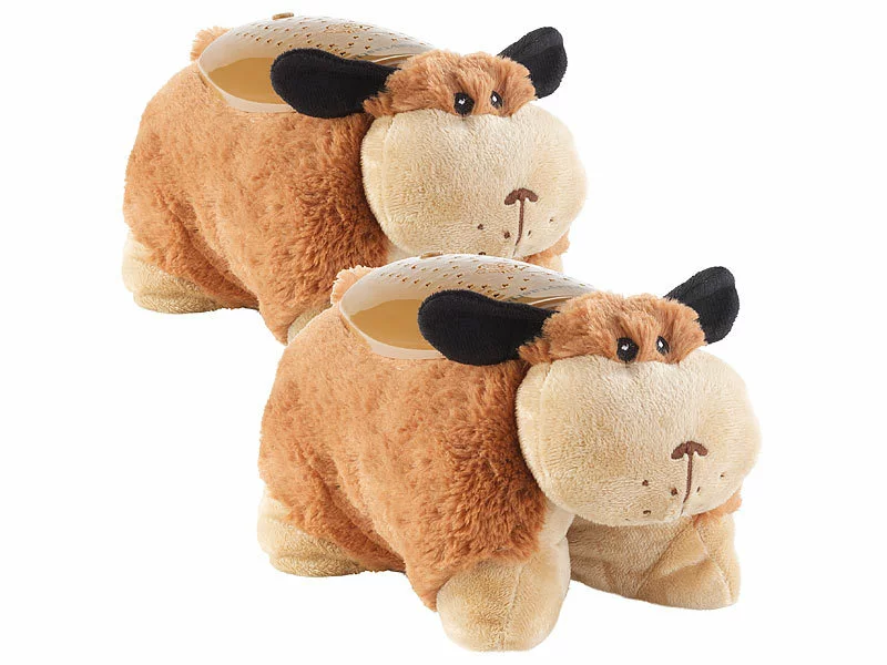 Playtastic Nachtlicht Kinder:2er-Set Hunde "Tobias" Mit Sternen-Projektion & Farbwechsler 4 Playtastic Nachtlicht Kinder:2er-Set Hunde "Tobias" Mit Sternen-Projektion & Farbwechsler – Bild 2
