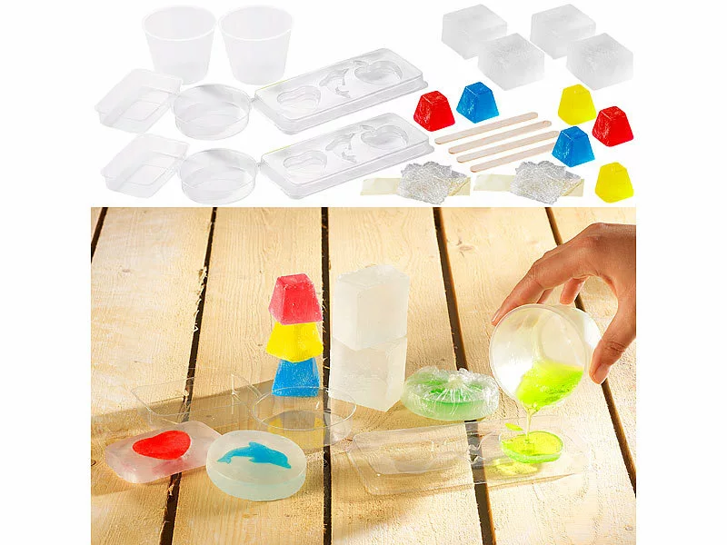 Infactory Kinderseifen:2er-Set Seifengießen-Startersets Für Originelle Motiv-Seifen 3 Infactory Kinderseifen:2er-Set Seifengießen-Startersets Für Originelle Motiv-Seifen