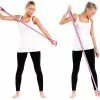 Speeron Fitnessband Gummi:Fitnessband - Gummiband Mit Handschlaufen, 85 Cm