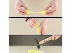 Playtastic Intelligente Knete:Nachleuchtende Knete "Glow In The Dark", 50 G, Gelb