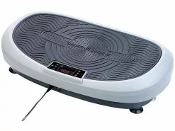 Newgen Medicals Vibrationplatte:7in1-Curved-Vibrationsplatte Mit Oszillation & Expander, Bis 120 Kg -Sitzmöbel Verkaufsgeschäft nx1443 0