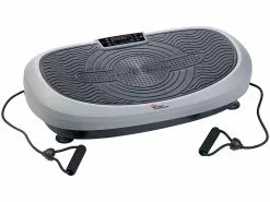 Newgen Medicals Vibrationplatte:7in1-Curved-Vibrationsplatte Mit Oszillation & Expander, Bis 120 Kg -Sitzmöbel Verkaufsgeschäft nx1443 7
