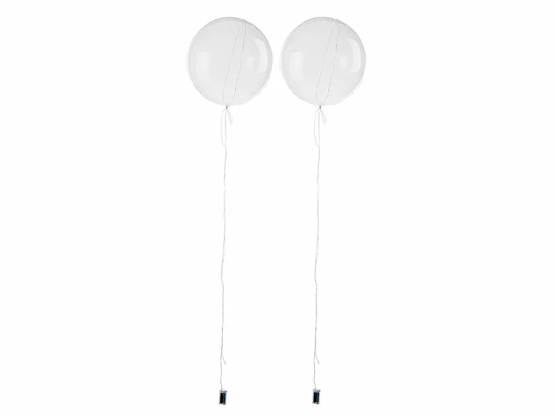 PEARL LED Ballons:8er-Set Luftballons Mit Lichterkette, 40 Weiße & 40 Farb-LEDs, Ø 25 Cm 9 PEARL LED Ballons:8er-Set Luftballons Mit Lichterkette, 40 Weiße & 40 Farb-LEDs, Ø 25 Cm – Bild 7