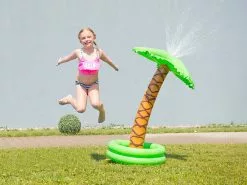 Playtastic Wasserspielzeug Garten:Aufblasbare Palme Mit Integriertem Wassersprinkler Für Kinder -Sitzmöbel Verkaufsgeschäft nx3153 6