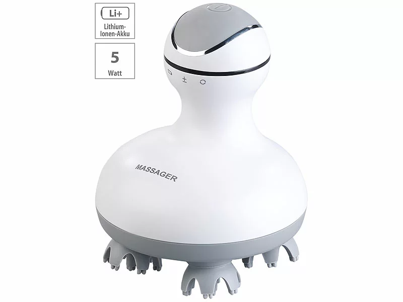 Newgen Medicals Kopfhaut Massagegerät:Deluxe-3D-Kopf- & Körper-Massagegerät Mit Akku-Betrieb & Ladestation 3 Newgen Medicals Kopfhaut Massagegerät:Deluxe-3D-Kopf- & Körper-Massagegerät Mit Akku-Betrieb & Ladestation