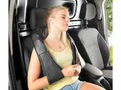 Newgen Medicals Nackenmassagegerät:Shiatsu-Massagegerät Für Nacken Und Schulter, IR-Tiefenwärme, 24 Watt -Sitzmöbel Verkaufsgeschäft nx3242 7