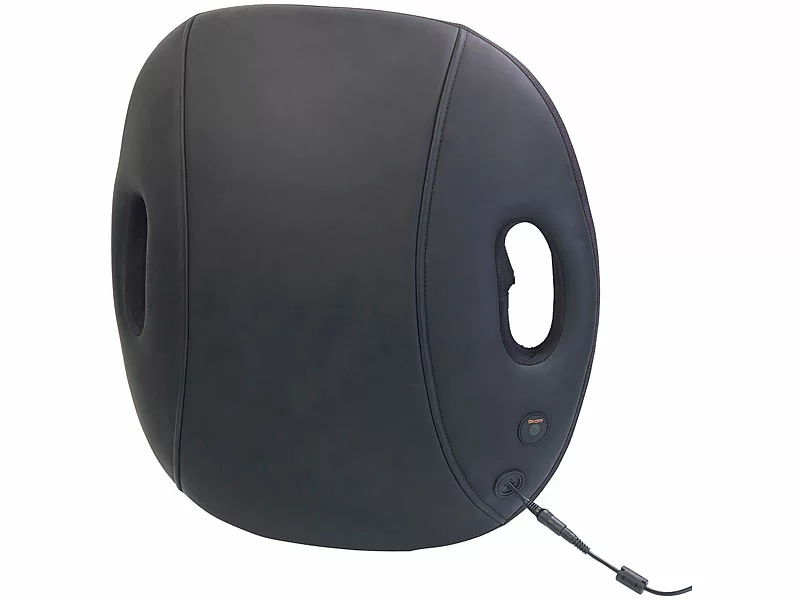 Newgen Medicals Rückenmassagegerät:Shiatsu-Rücken-Massagegerät Mit 12 Köpfen Und IR-Tiefenwärme, 30 Watt 5 Newgen Medicals Rückenmassagegerät:Shiatsu-Rücken-Massagegerät Mit 12 Köpfen Und IR-Tiefenwärme, 30 Watt – Bild 3