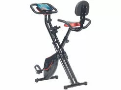 PEARL Sports Crosstrainer:2in1-Klapp-Heimtrainer, 2 Expander, Tablet-Halter, 2,5 Kg Schwungmasse -Sitzmöbel Verkaufsgeschäft nx3351 6