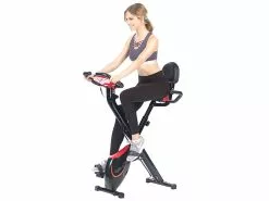 PEARL Sports Crosstrainer:2in1-Klapp-Heimtrainer, 2 Expander, Tablet-Halter, 2,5 Kg Schwungmasse -Sitzmöbel Verkaufsgeschäft nx3351 7