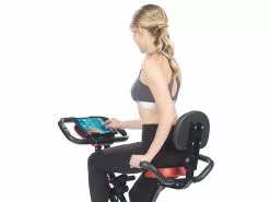 PEARL Sports Crosstrainer:2in1-Klapp-Heimtrainer, 2 Expander, Tablet-Halter, 2,5 Kg Schwungmasse -Sitzmöbel Verkaufsgeschäft nx3351 9