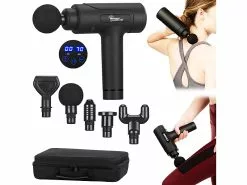 Newgen Medicals Massage Gun:Akku-Hand-Massagegerät Mit 6 Aufsätzen & 20 Stufen, 20 Watt -Sitzmöbel Verkaufsgeschäft nx4164 12