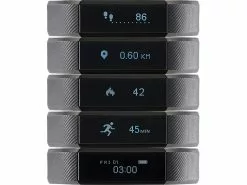 Newgen Medicals Uhr Mit Vibrationsalarm:Fitness-Armband FBT-25, Bluetooth, Benachrichtigungen, OLED, IP67 -Sitzmöbel Verkaufsgeschäft nx4312 17