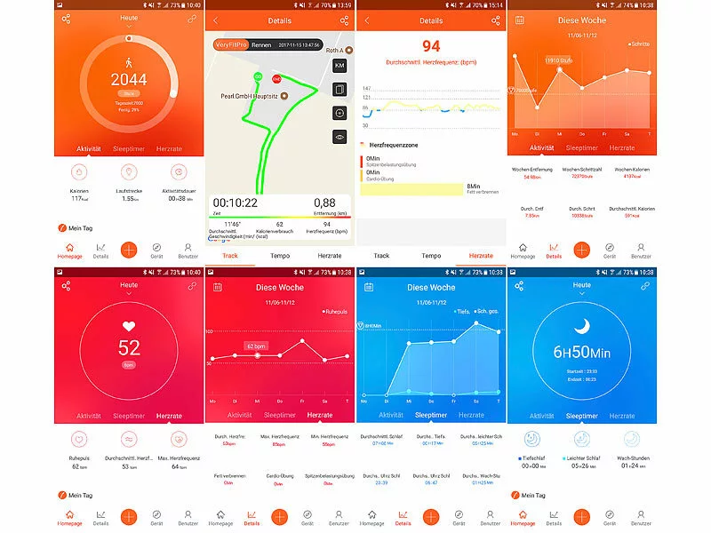 PEARL Smartwatch Mit GPS:Fitness-Armband, GPS-Streckenverlauf, Puls, XL-Farb-Display, App, IP67 10 PEARL Smartwatch Mit GPS:Fitness-Armband, GPS-Streckenverlauf, Puls, XL-Farb-Display, App, IP67 – Bild 8