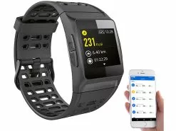 Newgen Medicals Fitness-Armband:GPS-Sportuhr Mit Bluetooth, Fitness, Puls, IP68 (Versandrückläufer) -Sitzmöbel Verkaufsgeschäft nx4399 24