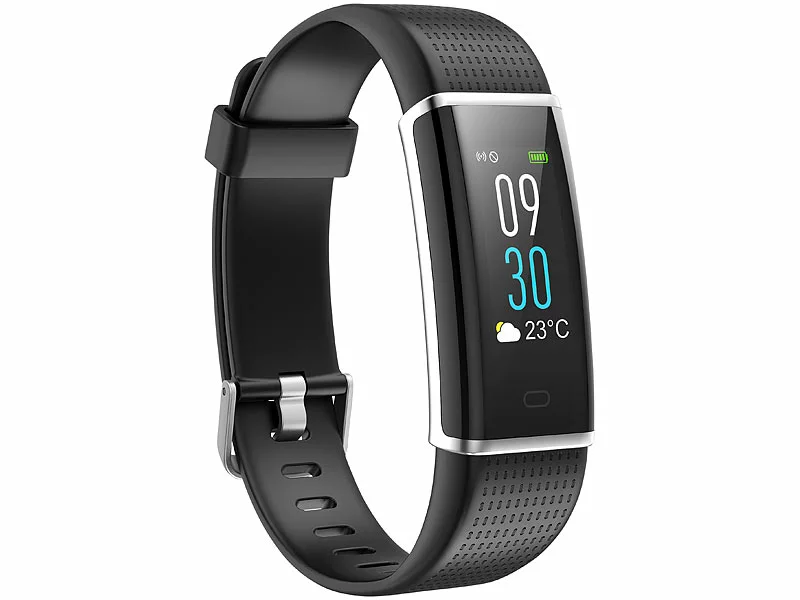 PEARL Smartwatch Mit GPS:Fitness-Armband, GPS-Streckenverlauf, Puls, XL-Farb-Display, App, IP67 8 PEARL Smartwatch Mit GPS:Fitness-Armband, GPS-Streckenverlauf, Puls, XL-Farb-Display, App, IP67 – Bild 6