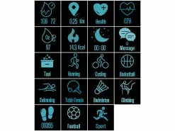 Newgen Medicals Smartwatch Blutdruck:Fitness-Uhr Mit Blutdruck- & Herzfrequenz-Anzeige, Bluetooth 4.0, IP68 -Sitzmöbel Verkaufsgeschäft nx4463 27